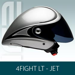 Capacete Icaro 4Fight LT (long tail) Jet