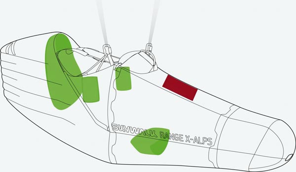Compartimentos de carga - Selete Range X-Alps2 - Skywalk