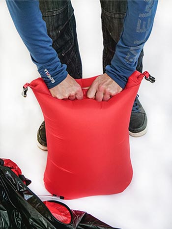 Sistema PERMAIR de inflagem do protetor X-Alps2