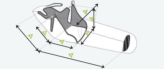 Selete Supair Strike - medidas